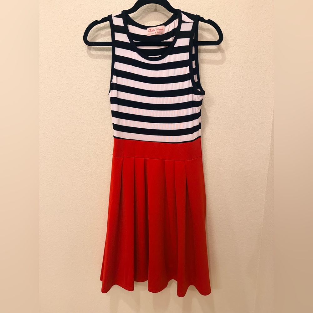 Belle Poque Sleeveless Fit & Flare Dress
